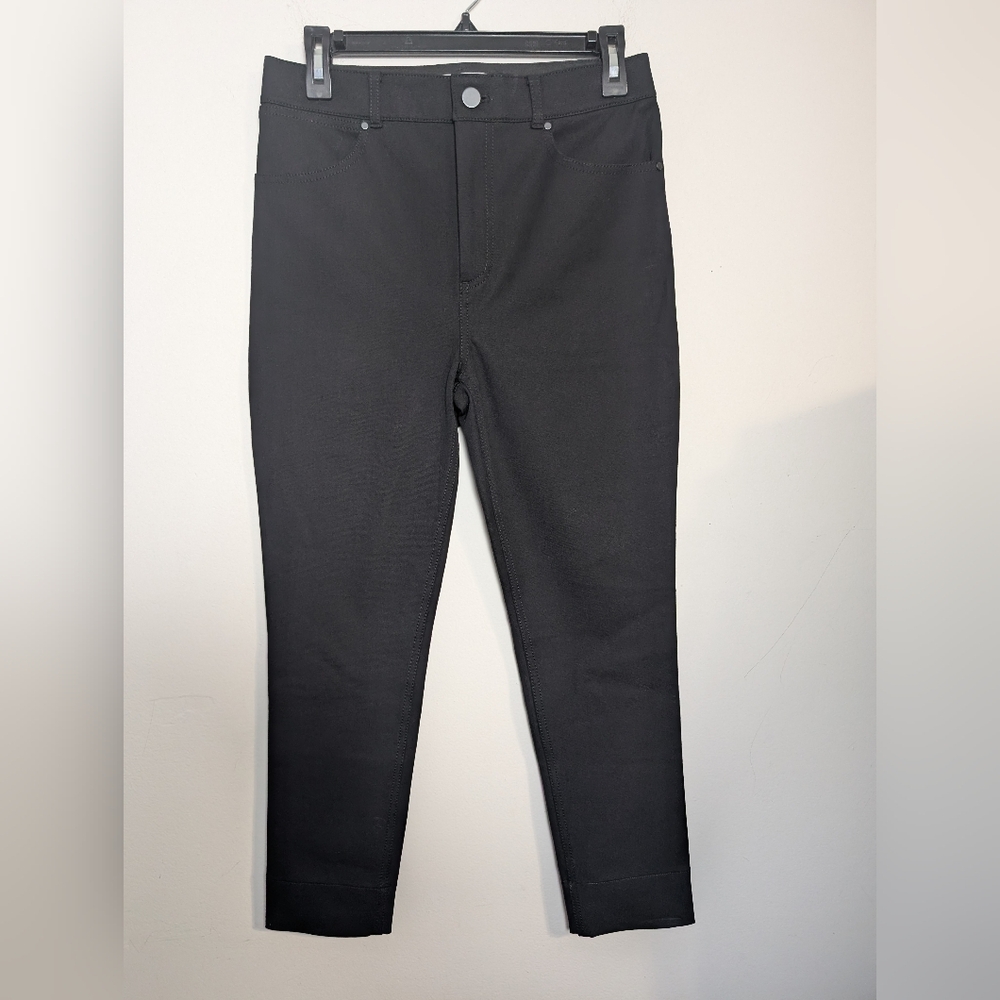 Mm Lafleur Black Jeans Sammataro Skinny Crop Sz 4 Office Preppy
